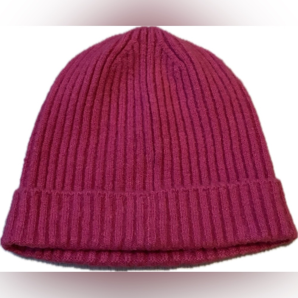 Lands End Cozy Ribbed Knit Toque / Beanie